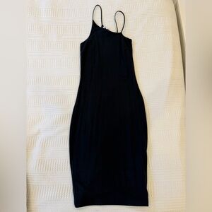 Good American Black Midi Dress